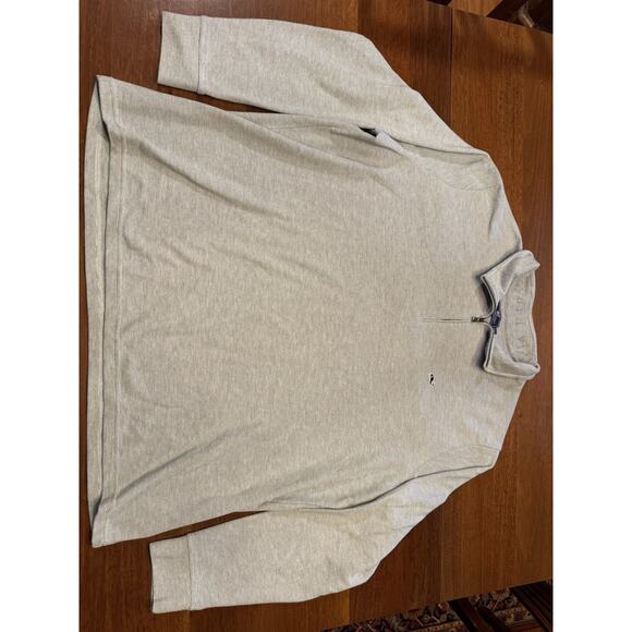 Lot Of 2 3XT Vineyard Vines Quarter Zip Pullover Sweatshirt Sweater Gray And Tan - Picture 3 of 13